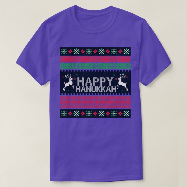 Happy Hanukkah T-Shirt (Design Front)