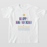 Happy Hanukkah T-Shirt<br><div class="desc">Hanukkah design.</div>