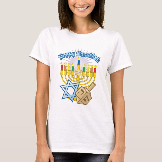 Happy Hanukkah T-Shirt (Front)