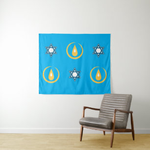 Happy Hanukkah Tapestry
