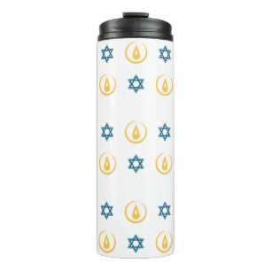 Happy Hanukkah Thermal Tumbler
