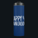 Happy Hanukkah Thermal Tumbler<br><div class="desc">Happy Hanukkah</div>