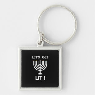 Happy Hanukkah Tis The Season Get Key Ring