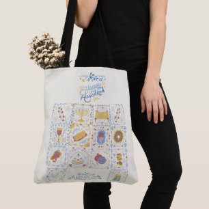 Happy Hanukkah Tote Bag