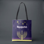 Happy Hanukkah Tote Bag<br><div class="desc">Happy Hanukkah Tote Bag (</div>