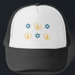 Happy Hanukkah Trucker Hat<br><div class="desc">Happy Hanukkah</div>