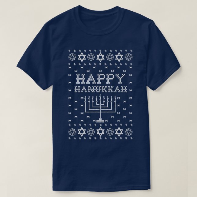 Happy Hanukkah Ugly Sweater  (Design Front)