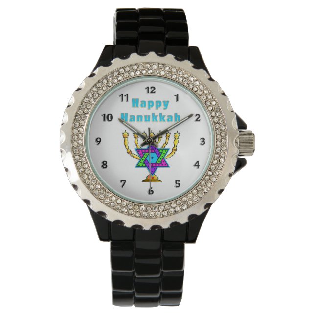 Happy Hanukkah Watch (Front)