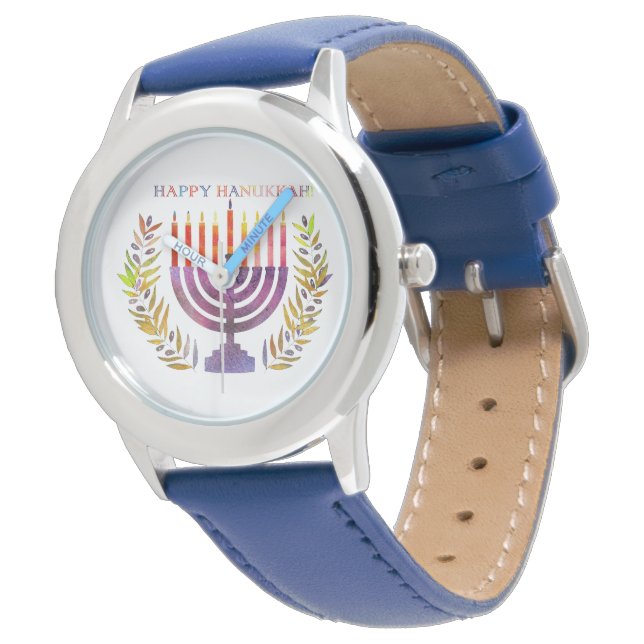Happy Hanukkah Watch (Angled)