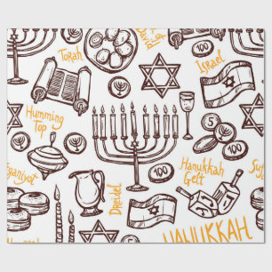 Happy Hanukkah Wrapping paper