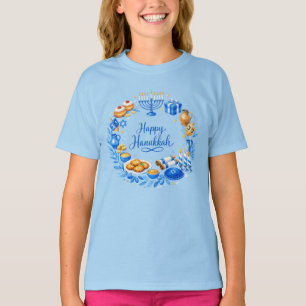 Happy Hanukkah Wreath T-Shirt