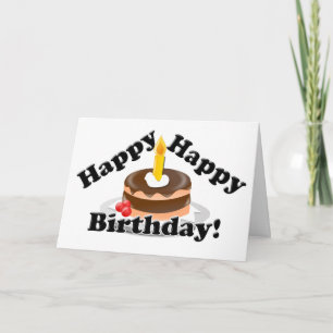 Happy, Happy Birthday!  Card