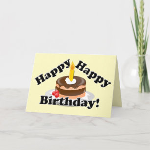 Happy, Happy Birthday!  Card