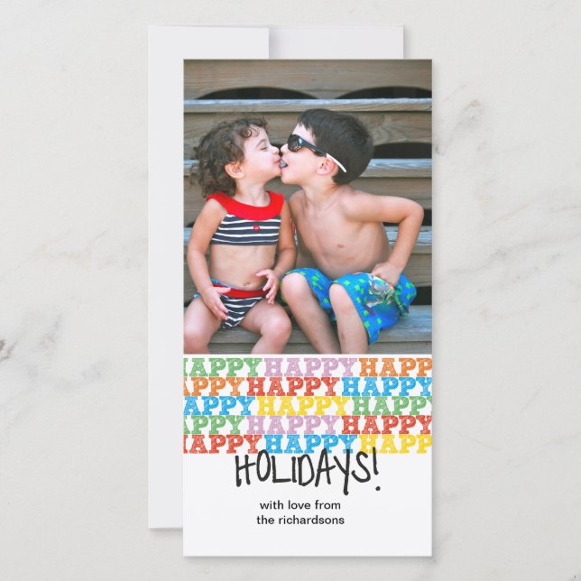Happy Happy Holiday Card (Front)