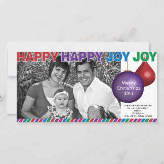Happy Happy Joy Joy Christmas Card