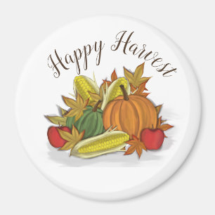 Happy Harvest  Magnet