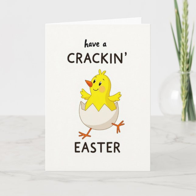 Happy Hatchling Easter Card (Front)