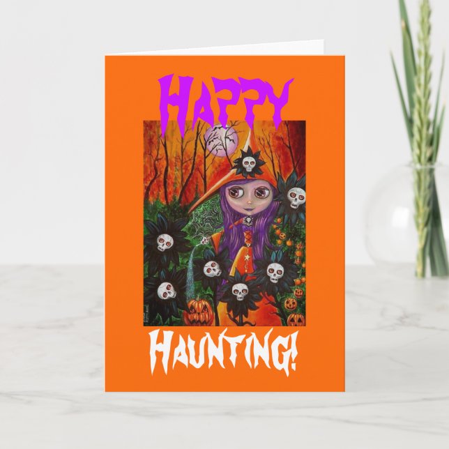 Happy Haunting! Card (Front)