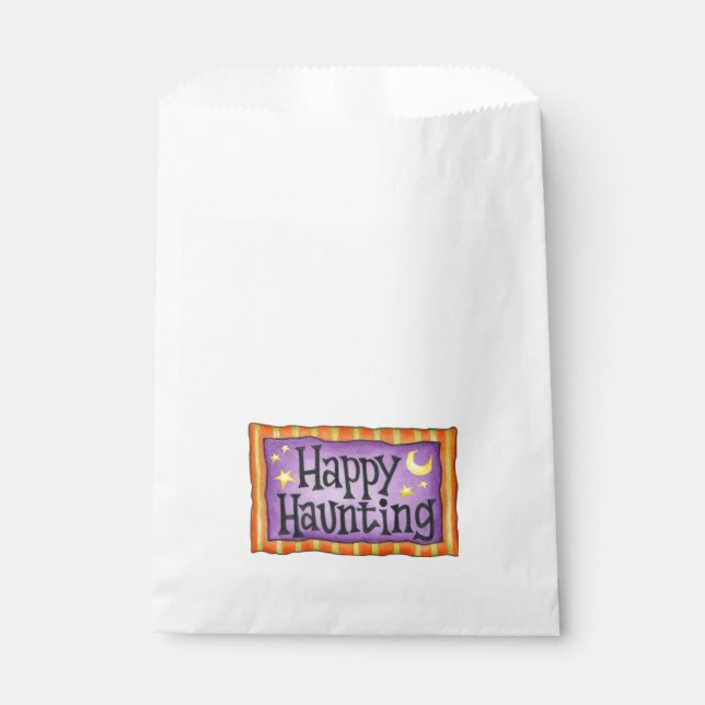 Happy Haunting Favour Bags (Front)