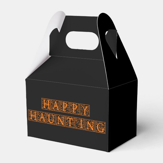Happy Haunting Favour Box (Front Side)