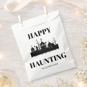 Happy Haunting Halloween Candy Favour Bags