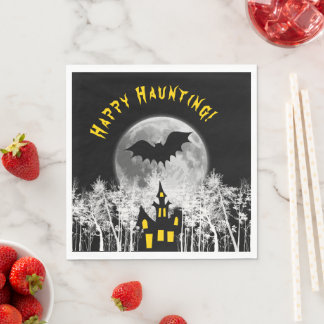 Happy Haunting Halloween Napkin