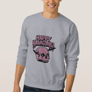 Happy Haunting Skull Halloween Men's Sweatshirt