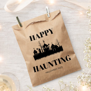 Happy Haunting Spooky Halloween Candy Favour Bag