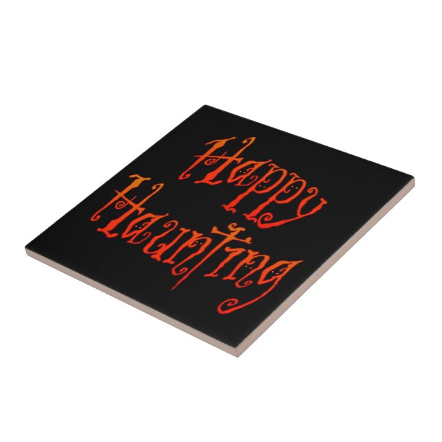 Happy Haunting Tile (Side)