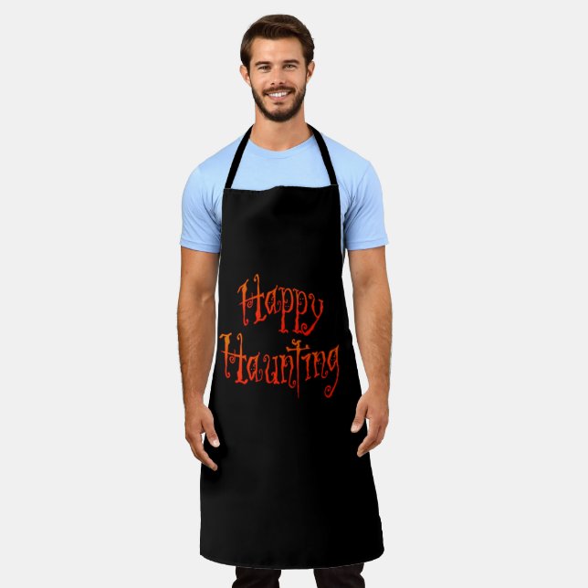 Happy HauntingAll-Over Print Apron (Worn)