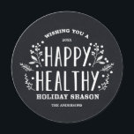 Happy Healthy Holiday | Holiday Photo Card<br><div class="desc">Photographs provided courtesy of ©Melissa Stallings Photography  

 For more colours and styles visit our shop!</div>