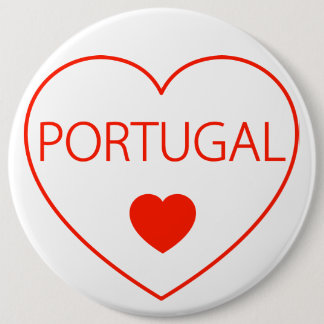 Happy Heart  Portugal 6 Cm Round Badge