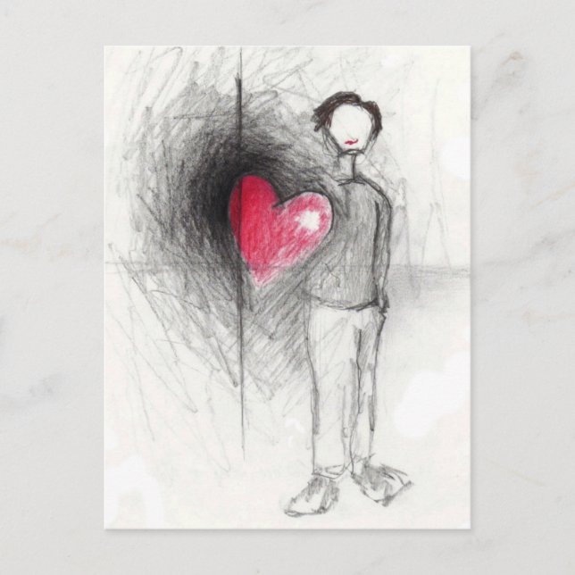 Happy Heart Postcard (Front)