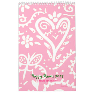 Happy Hearts 2027 Calendar