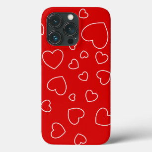 Happy Hearts 3 - Red Case-Mate iPhone Case