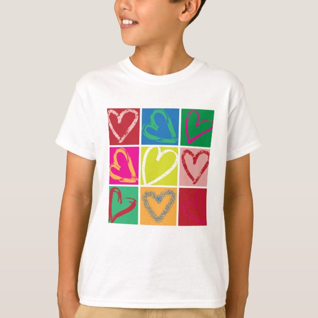 Happy Hearts Kids Tee (Front)