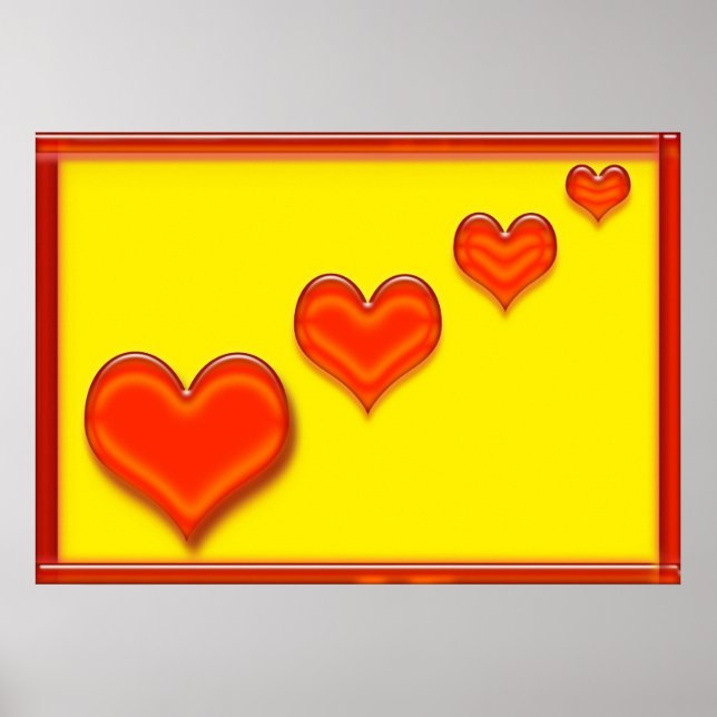 Happy hearts posters (Front)