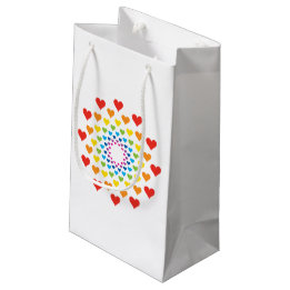 Happy hearts small gift bag