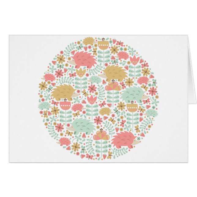 Happy Hedgehog (Front Horizontal)