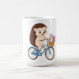 Happy Hedgehog Ride Coffee Mug
