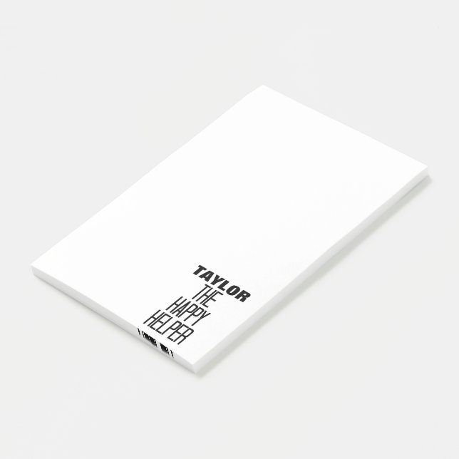 Happy Helper Post-it Notes (Angled)