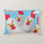 Happy hen clipart decorative cushion<br><div class="desc">Looking for a feathered friend to add some fun to your life? Whether you're a farm owner or just looking for a unique and entertaining addition to your home, our hen is the perfect choice. Our chicken cartoon, is sure to turn heads and bring a smile to your face. So...</div>