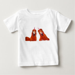 Happy Hens Chicken ' HARRIET & HUMBUG ' Baby/Kids Baby T-Shirt