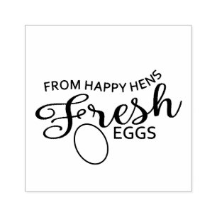 Happy Hens    Egg Carton Stamp