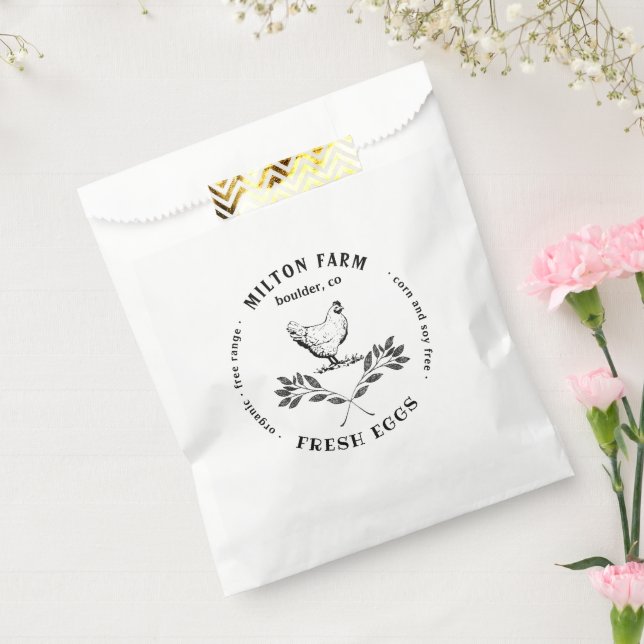 Happy Hens Laurel Branch Egg Products Favour Bags (Sealed)