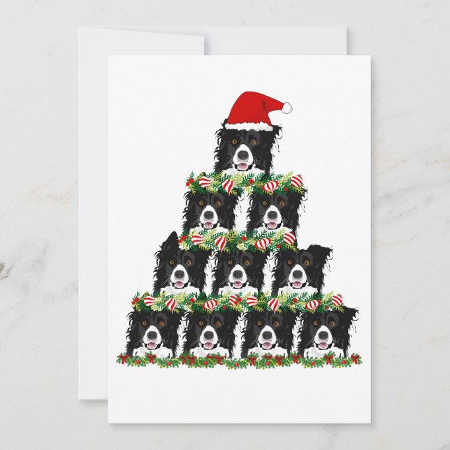 Happy Herding Dog Holidays Card (Front)