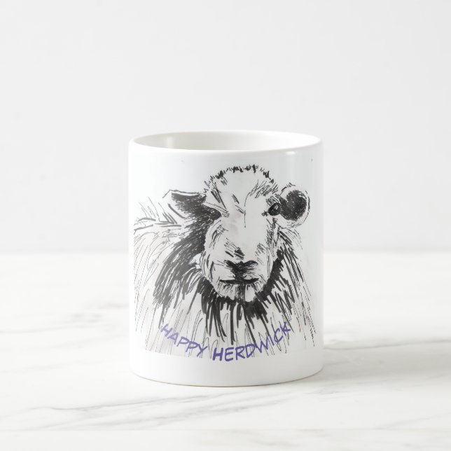 Happy Herdwick Coffee Mug (Center)