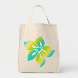 Happy Hibiscus Grocery Tote