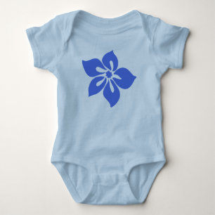 Happy Hibiscus Tropical Floral Baby Bodysuit
