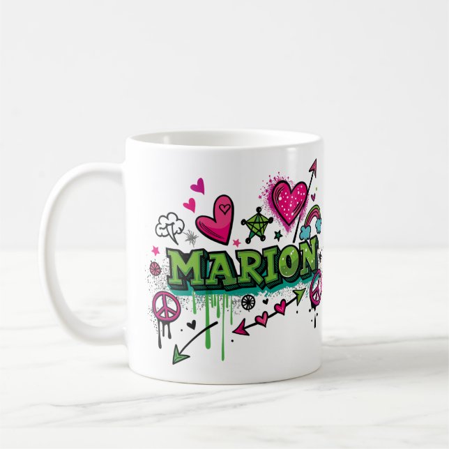 Happy Hippie Marion 5 Coffee Mug (Left)
